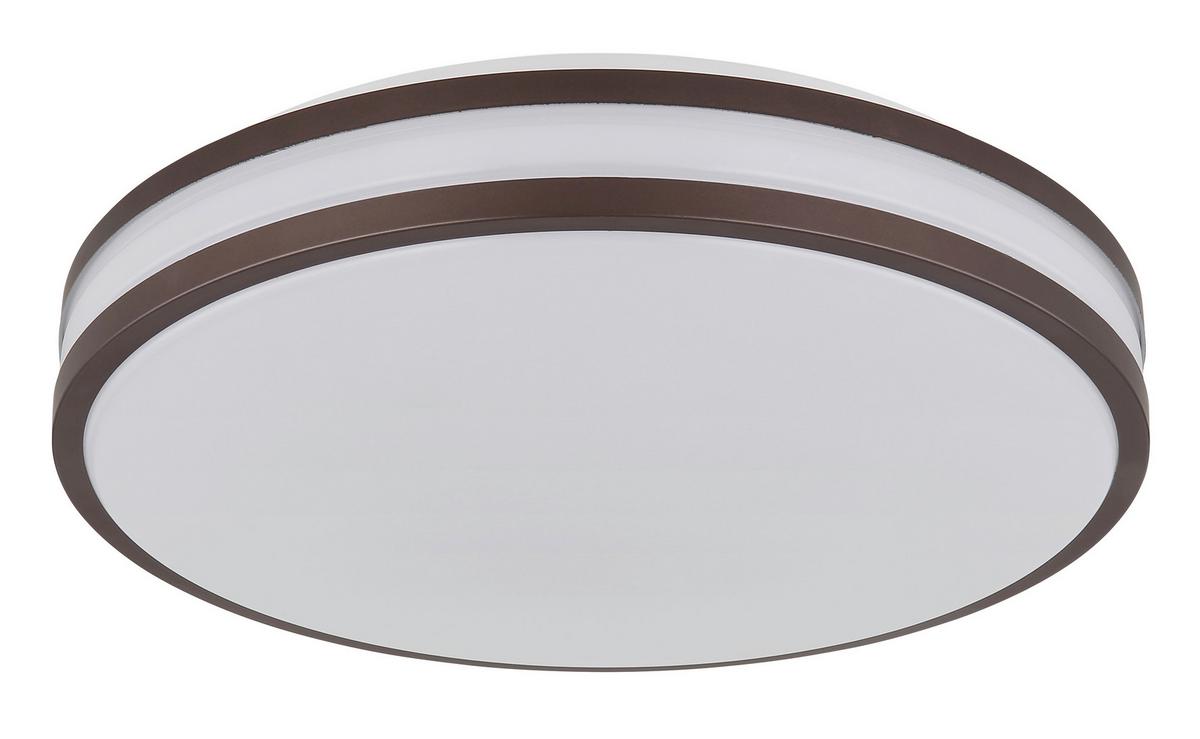 Stropna Led-svetilka Betha, S Sijalko - bela/barve kapučina, Konvencionalno, kovina/umetna masa (34/7cm) - Globo