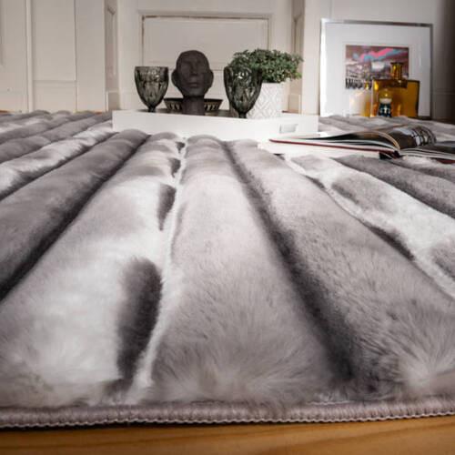 HOCHFLORTEPPICH MY WAVES 305 - taupe, Basics, textile (40/60cm)