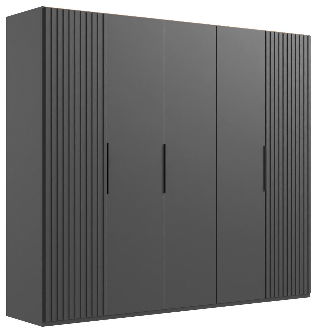 DULAP USI ROTATIVE ANDORRA - grafit, Modern, material pe bază de lemn (250/216/58cm) - Modern Living