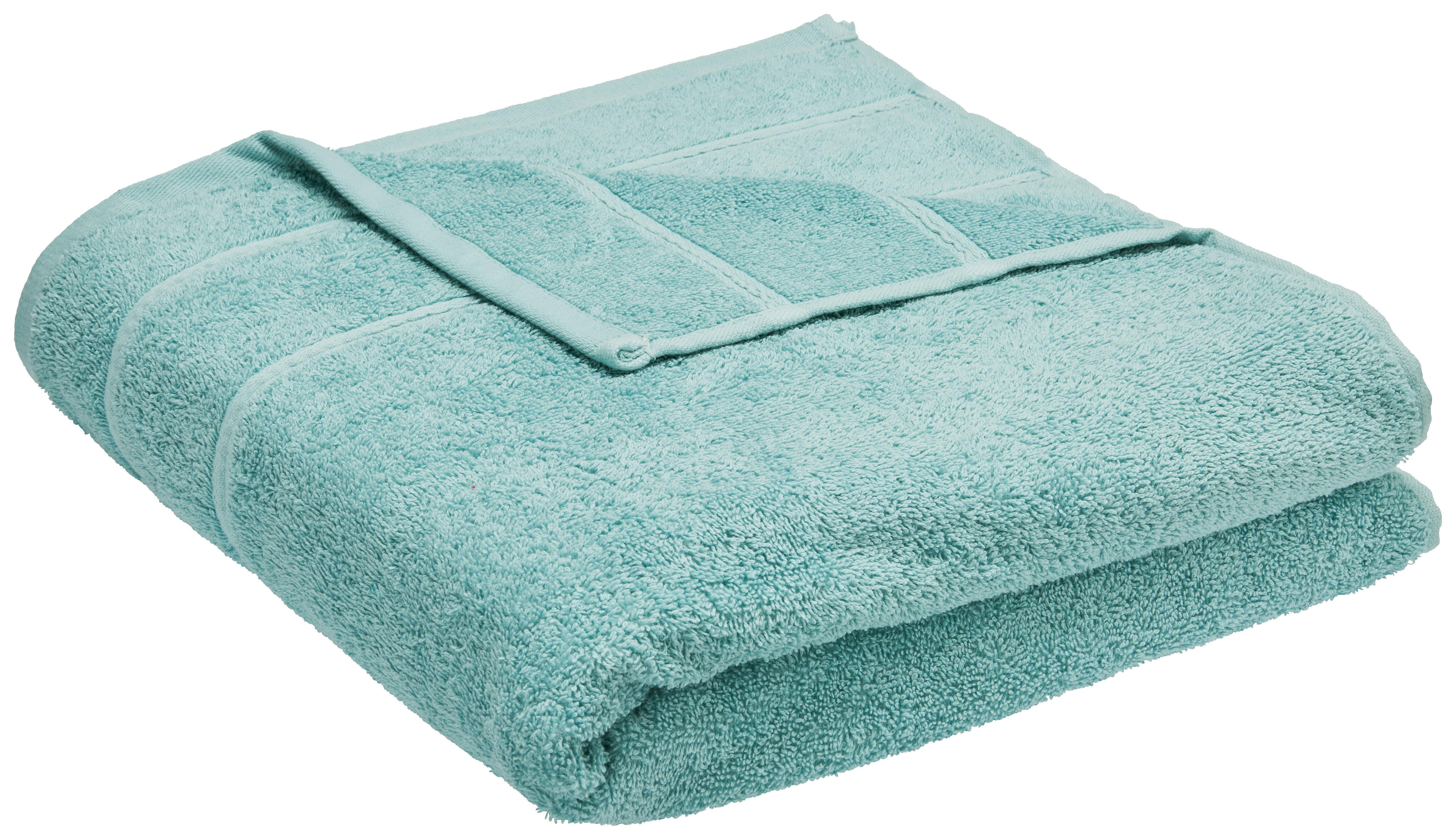 DUSCHHANDDUK MELANIE - turkos, textil (70/140cm) - Modern Living