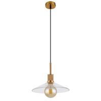 Viseća Svjetiljka Adara - boje mjeda/prozirno, Design, staklo/metal (28/120cm) - Globo