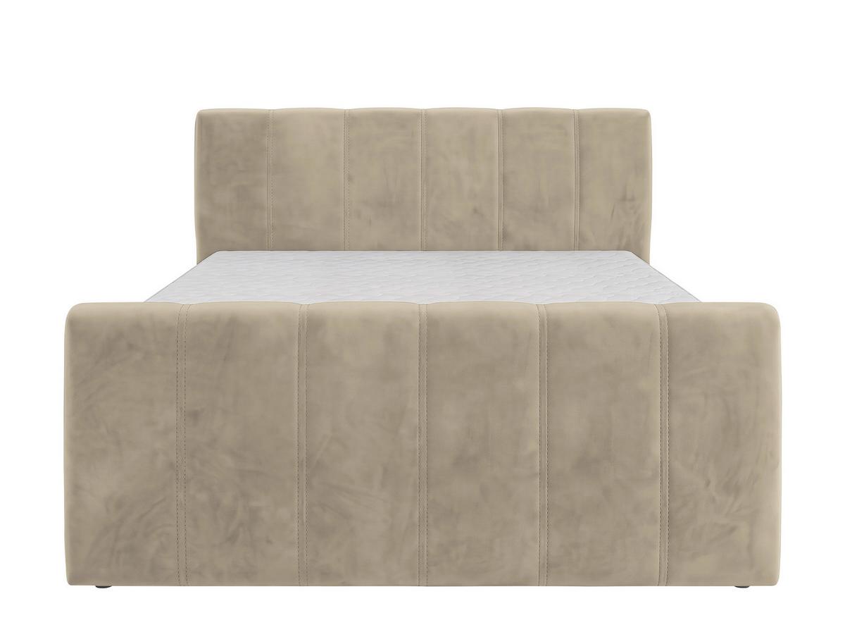 Boxbett Dana Plus Beige ca.140x200cm - Beige/Schwarz, Kunststoff/Textil (140/200cm) - Based