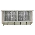 Wandgarderobe in Weiß/Anthrazit - Anthrazit/Weiß, LIFESTYLE, Holzwerkstoff (76/40/15cm) - MÖMAX modern living