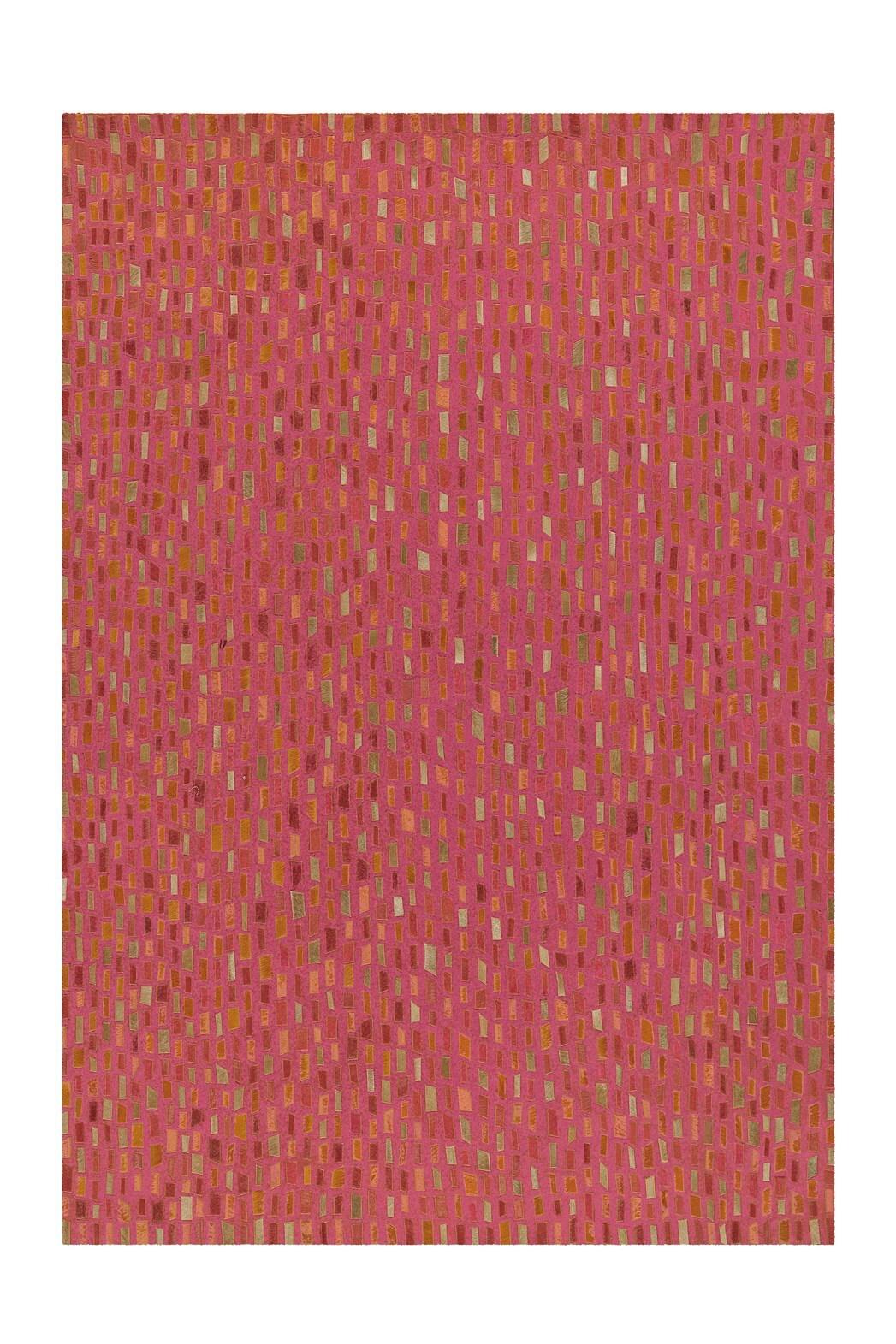 Flachwebeteppich Wild 8022 Rot 170cm X 240cm - Rot, Basics, Leder/Textil (170/240cm) - Kayoom