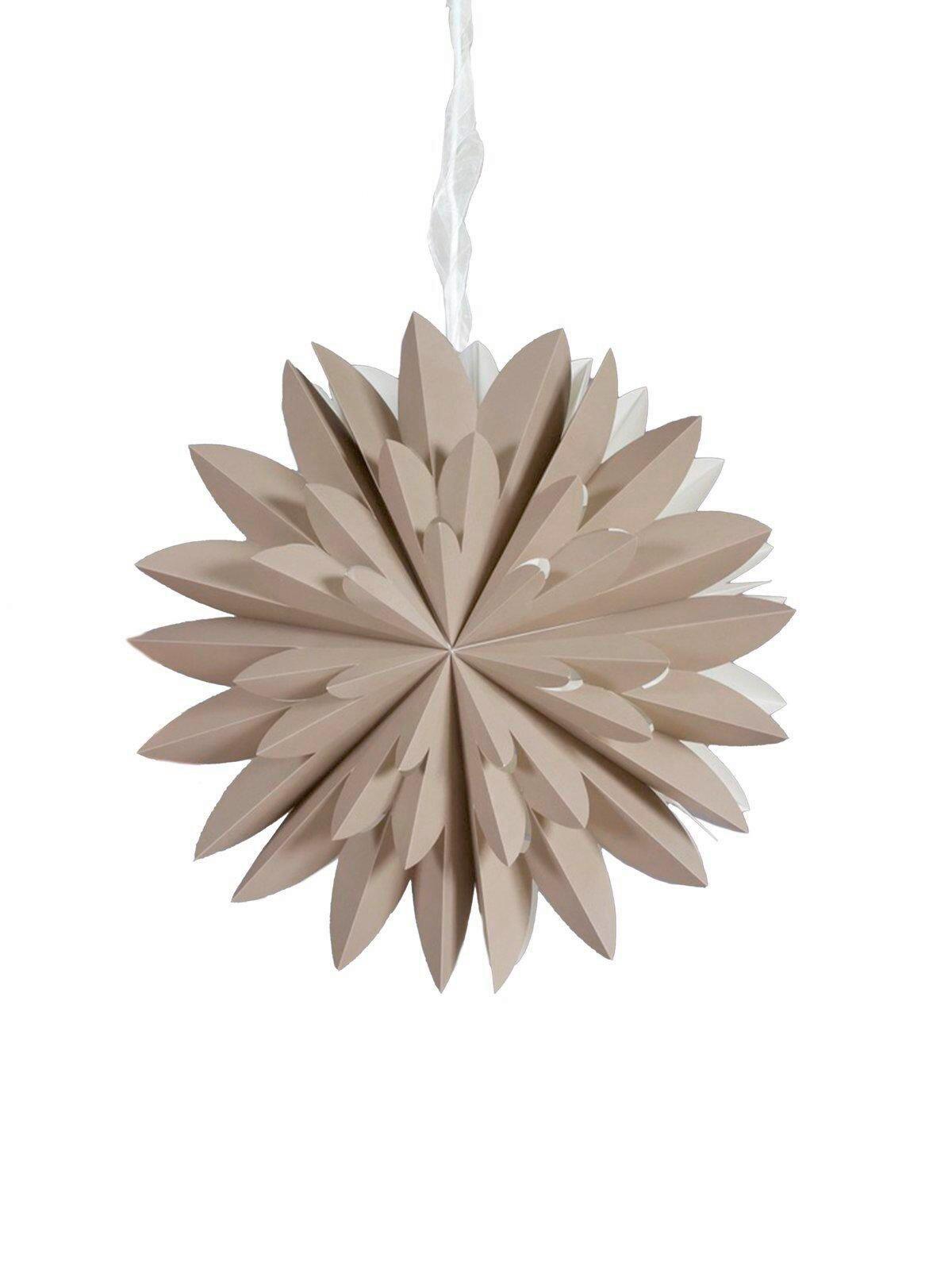 ABAŻUR 222-50-124 HYACINT STERN - brązowy, Konventionell, papier (50cm) - PR Home
