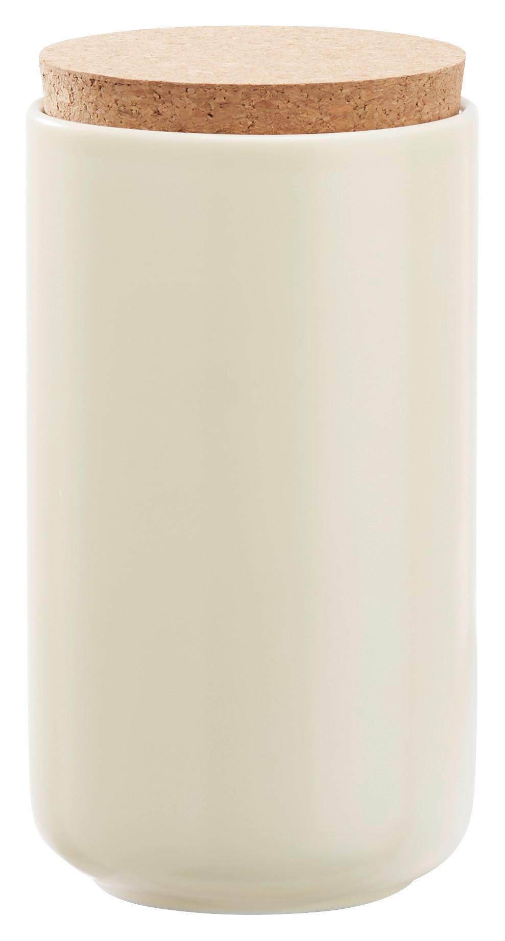 Ételtároló Doboz Svea - natúr/taupe, Modern, fa/kerámia (10/18cm) - Premium Living