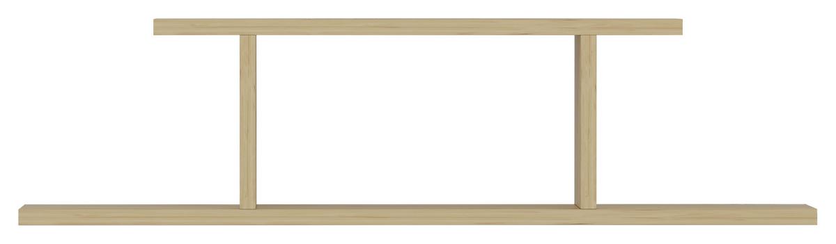 Stenski Regal Atlantic - barve hrasta, Design, leseni material (90/23,2/19,6cm) - MID.YOU