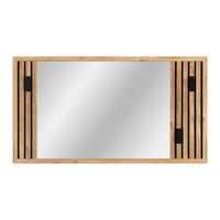 Garderobni Panel Arko Stripes - barve hrasta, Moderno, steklo (103,3/56,6/1,63cm) - Mömax