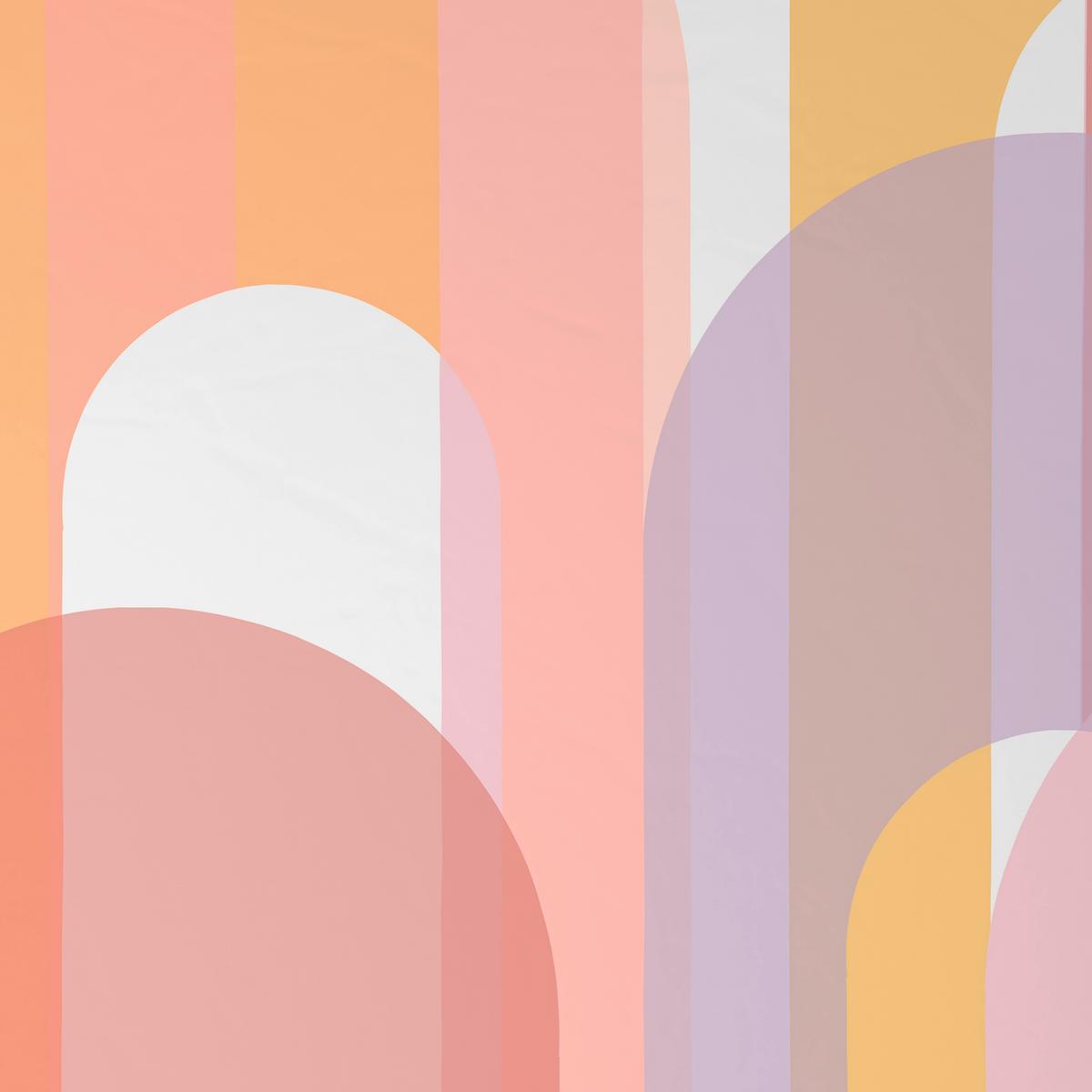 Bettwäsche Maiko Orange/Rosa ca. 135x200cm - Pastellblau/Orange, LIFESTYLE, Textil (135/200cm) - Mömax