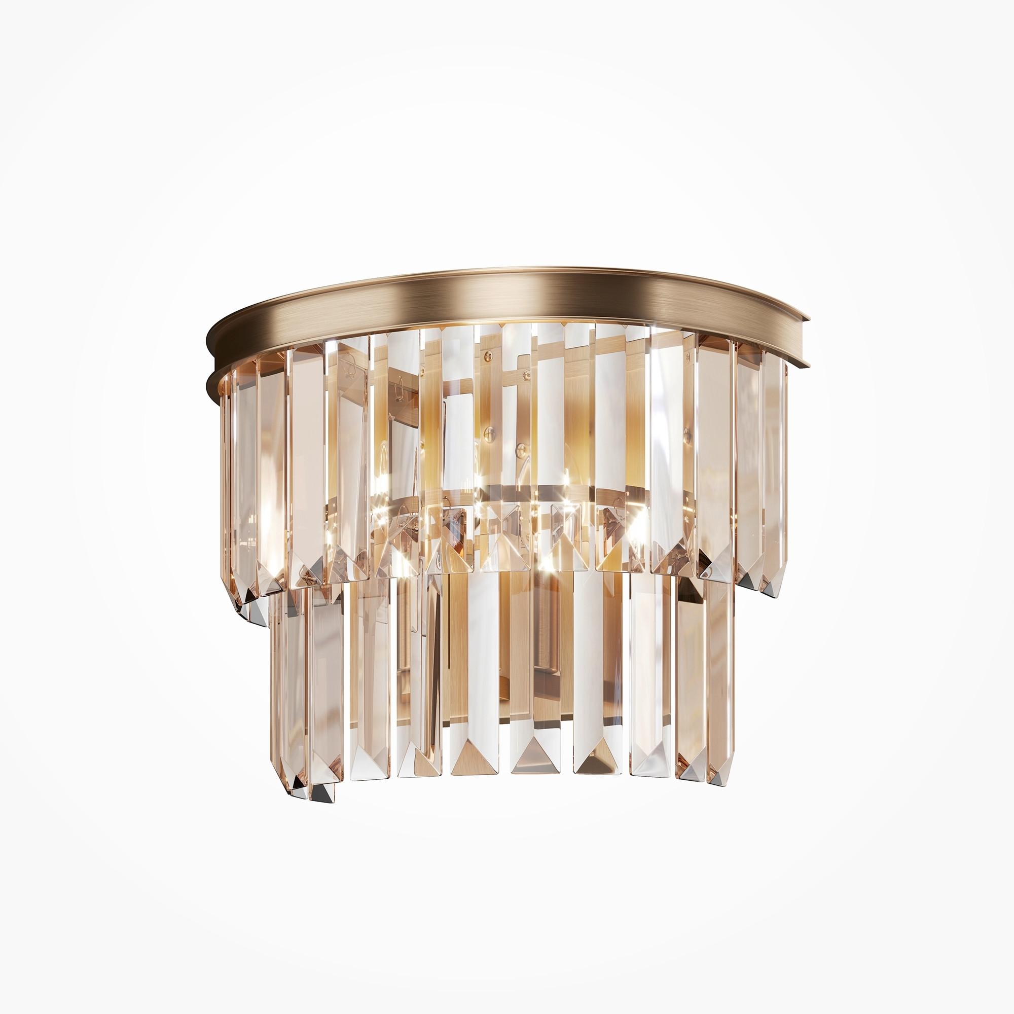 Wandleuchte Revero Goldfarben max. 40 Watt - Goldfarben, Trend, Glas/Metall (16.5/33/24,5cm) - MAYTONI
