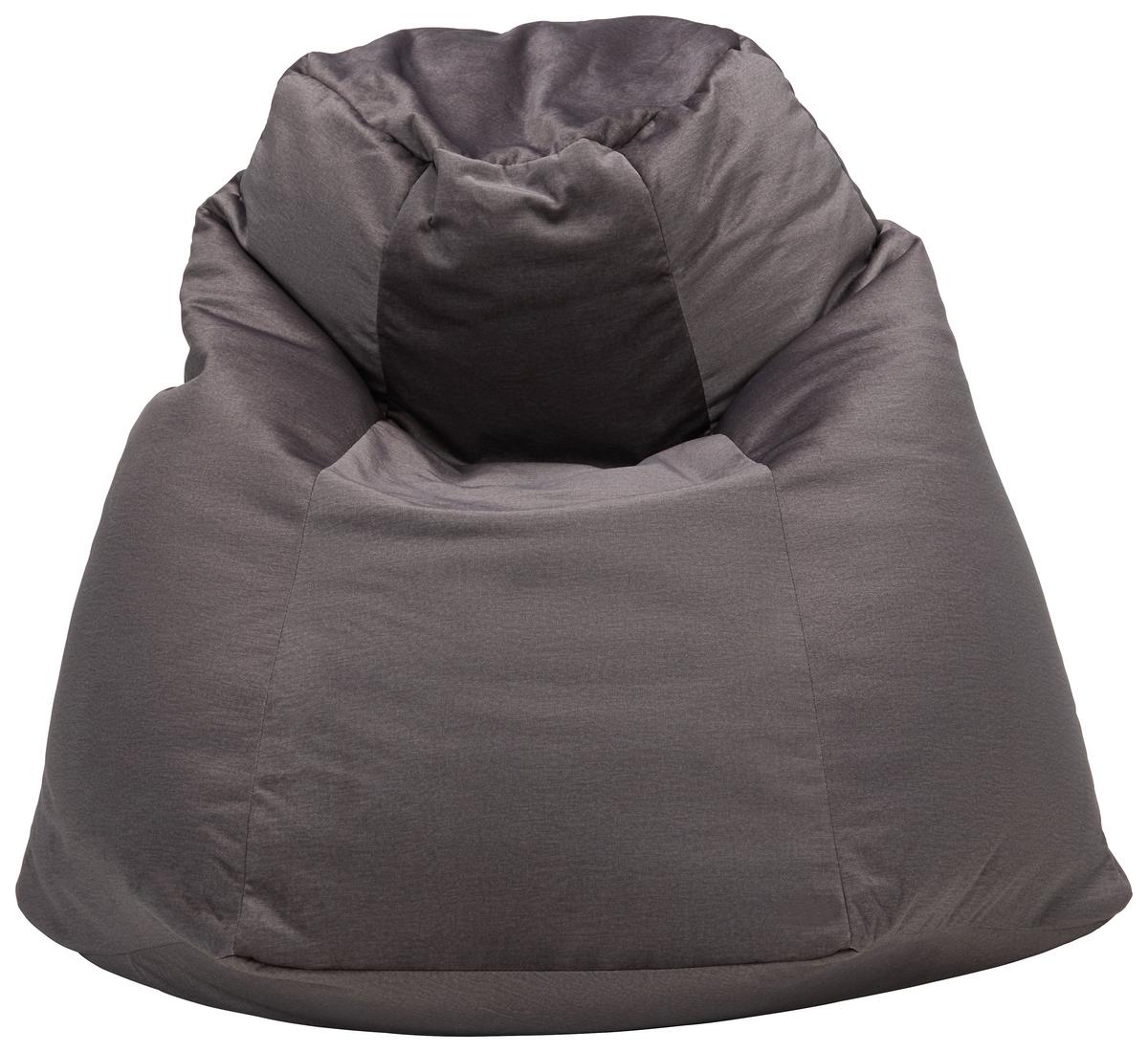 Sitzsack Verona in Anthrazit - Anthrazit, Textil (90/105/90cm) - Mömax