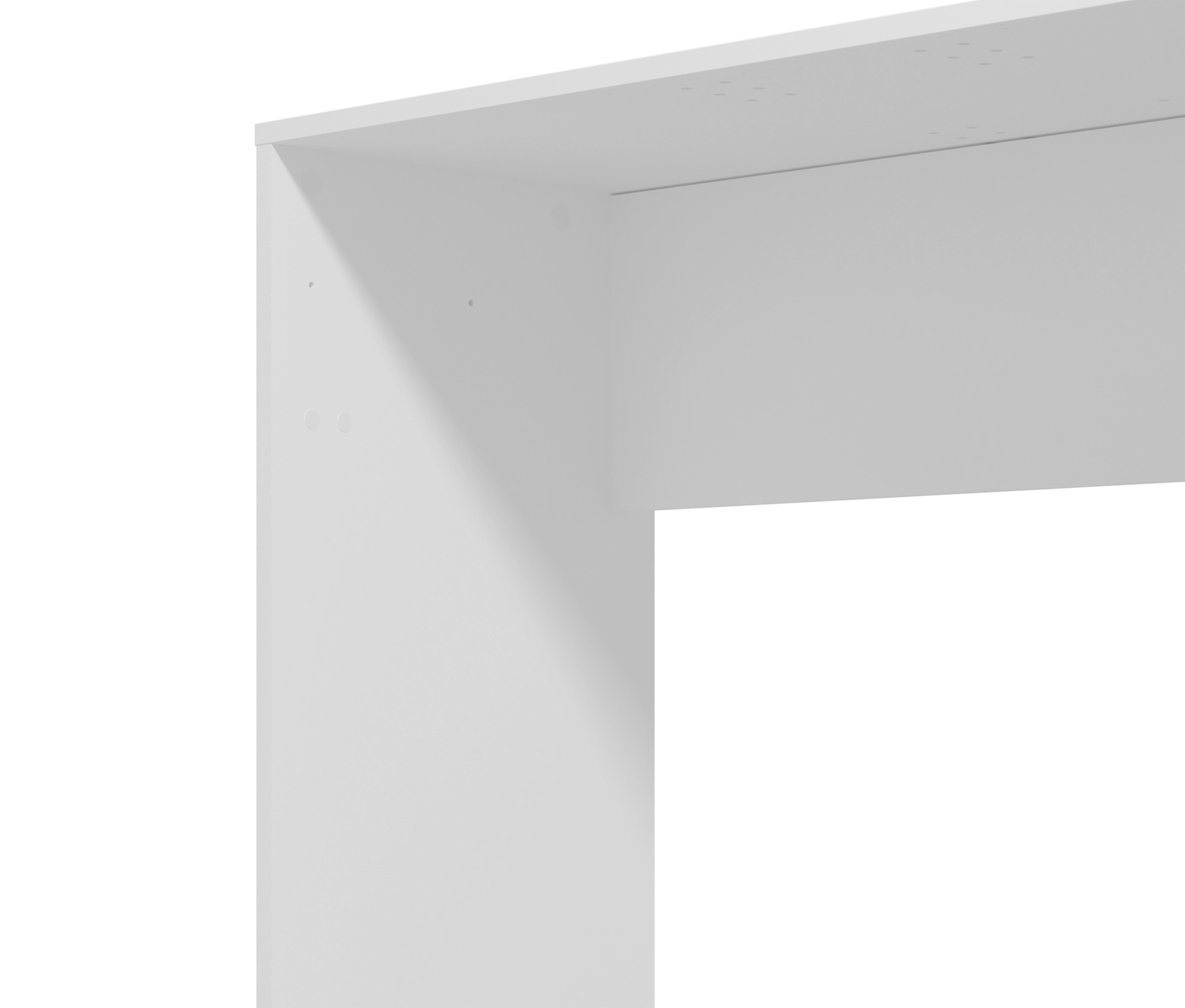 SKRIVBORD DIOFANT - vit, Modern, trämaterial (98/45/74cm) - Based