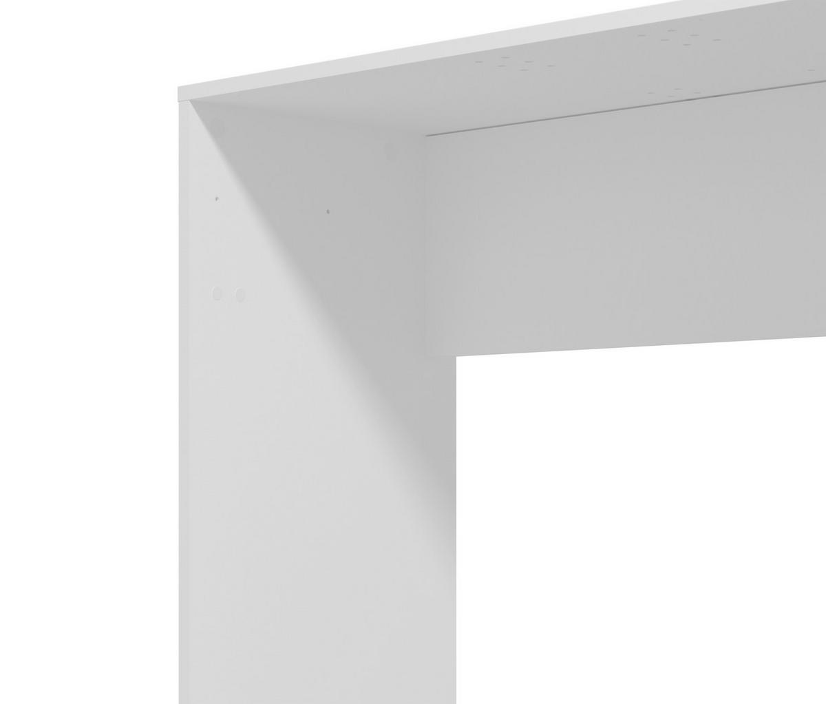 Schreibtisch Diofant Weiß - Weiß, MODERN, Holzwerkstoff (98/45/74cm) - Based