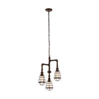 Hängeleuchte 49808* Port Seton - Braun, Konventionell, Metall (36/110cm) - Eglo