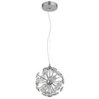 LED-HÄNGELEUCHTE 16047HC VIRINA - Klar/Chromfarben, Konventionell, Glas/Metall (28/150cm) - Globo