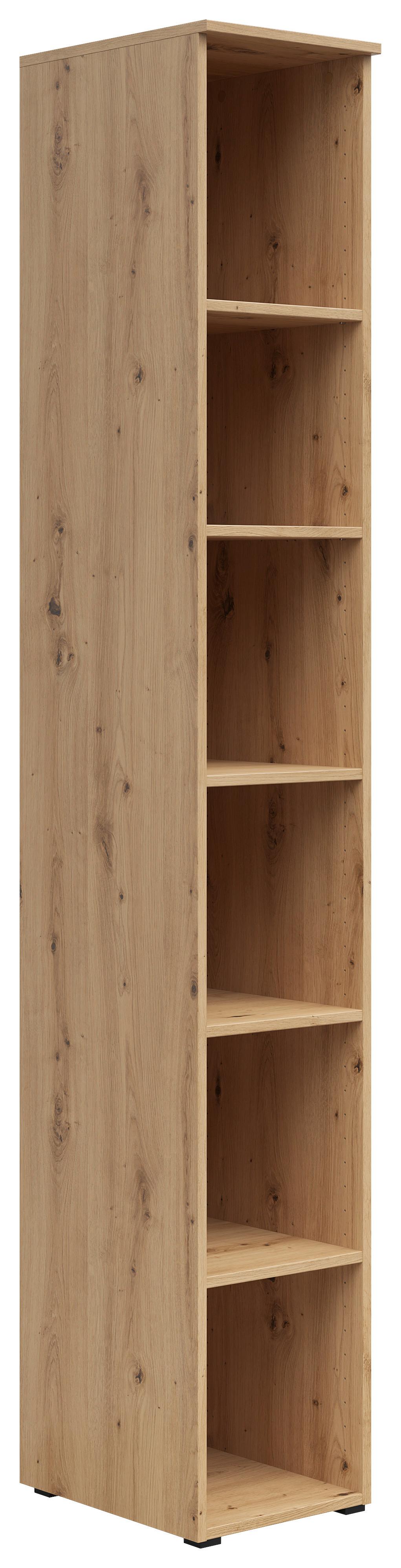 Regal Multistauraum Eiche Artisan - Anthrazit/Eiche Artisan, MODERN, Holzwerkstoff/Kunststoff (30/195/40cm) - Mömax