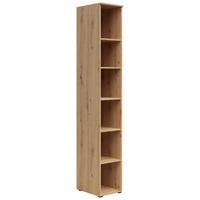 Regal Multistauraum Eiche Artisan - Anthrazit/Eiche Artisan, MODERN, Holzwerkstoff/Kunststoff (30/195/40cm) - Mömax