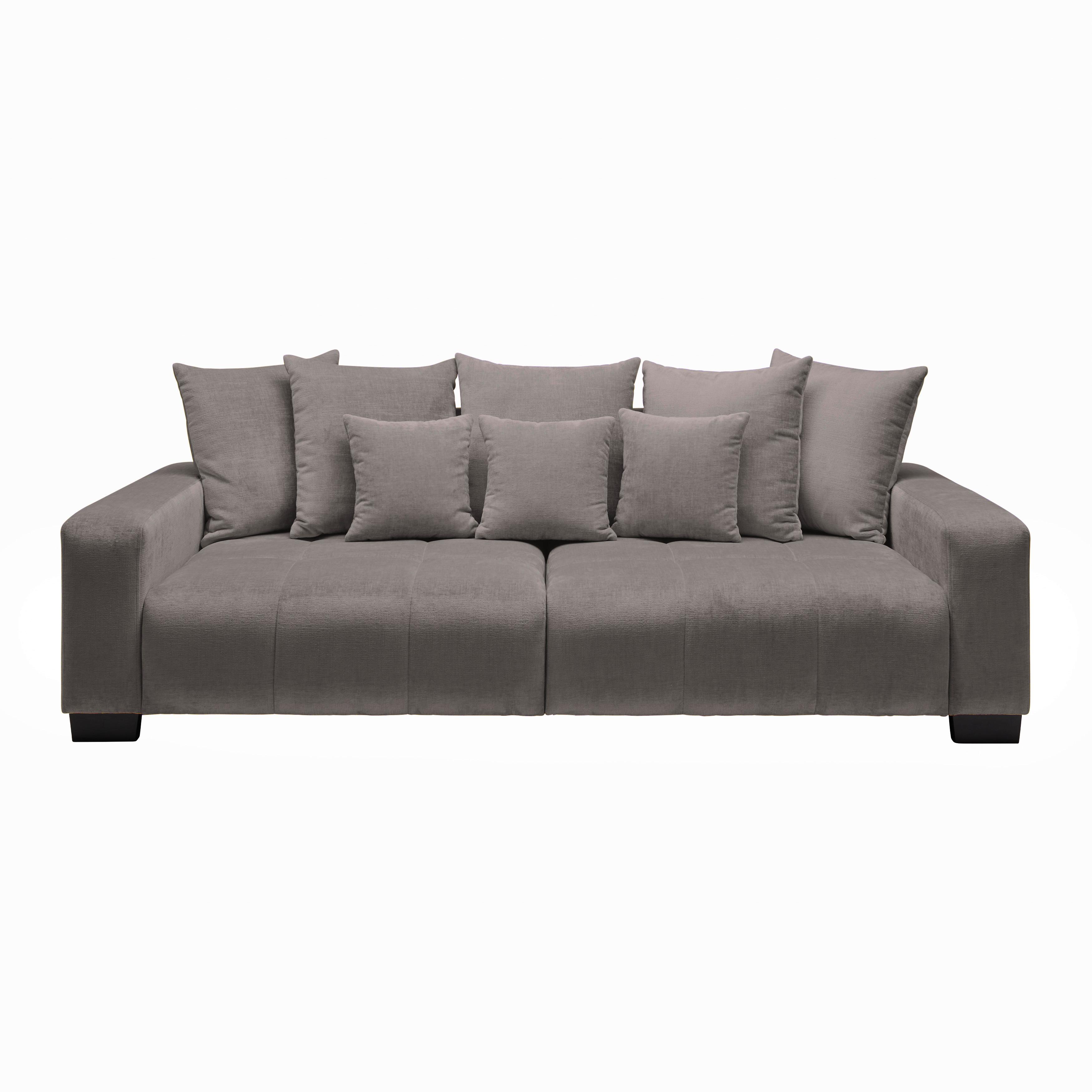 Bigsofa Matteo Grau - Schwarz/Grau, MODERN, Holz (246/93cm) - Based