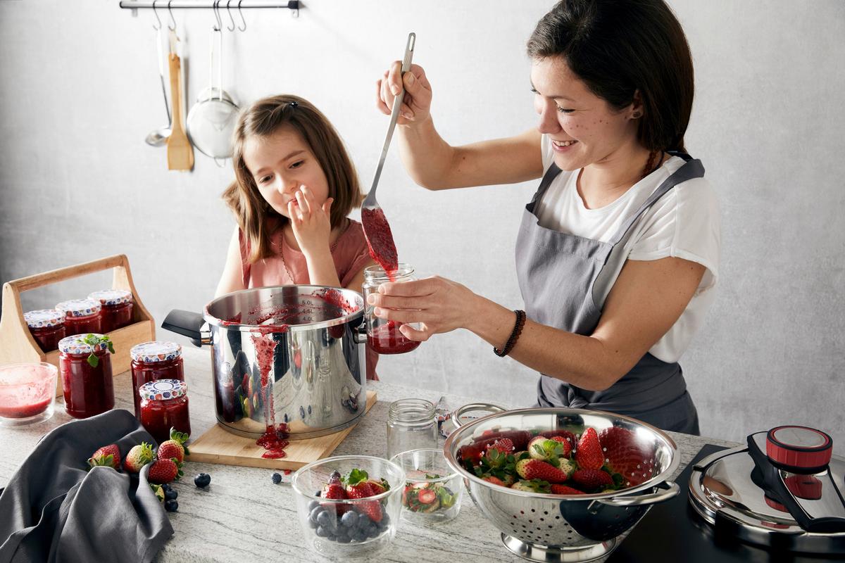 Befőttesüvegszett Basic - Konventionell, üveg/fém (29/19/14cm)