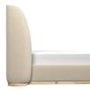 STOPPAD SÄNG FRIDA - beige/svart, Modern, metall/trä (180/200cm) - Bessagi Home