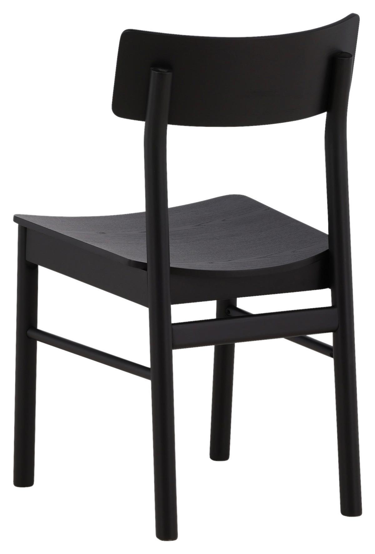 STUHL-SET MONTROS - Schwarz, Design, Holz/Holzwerkstoff (45.5/82/48cm) - Livetastic