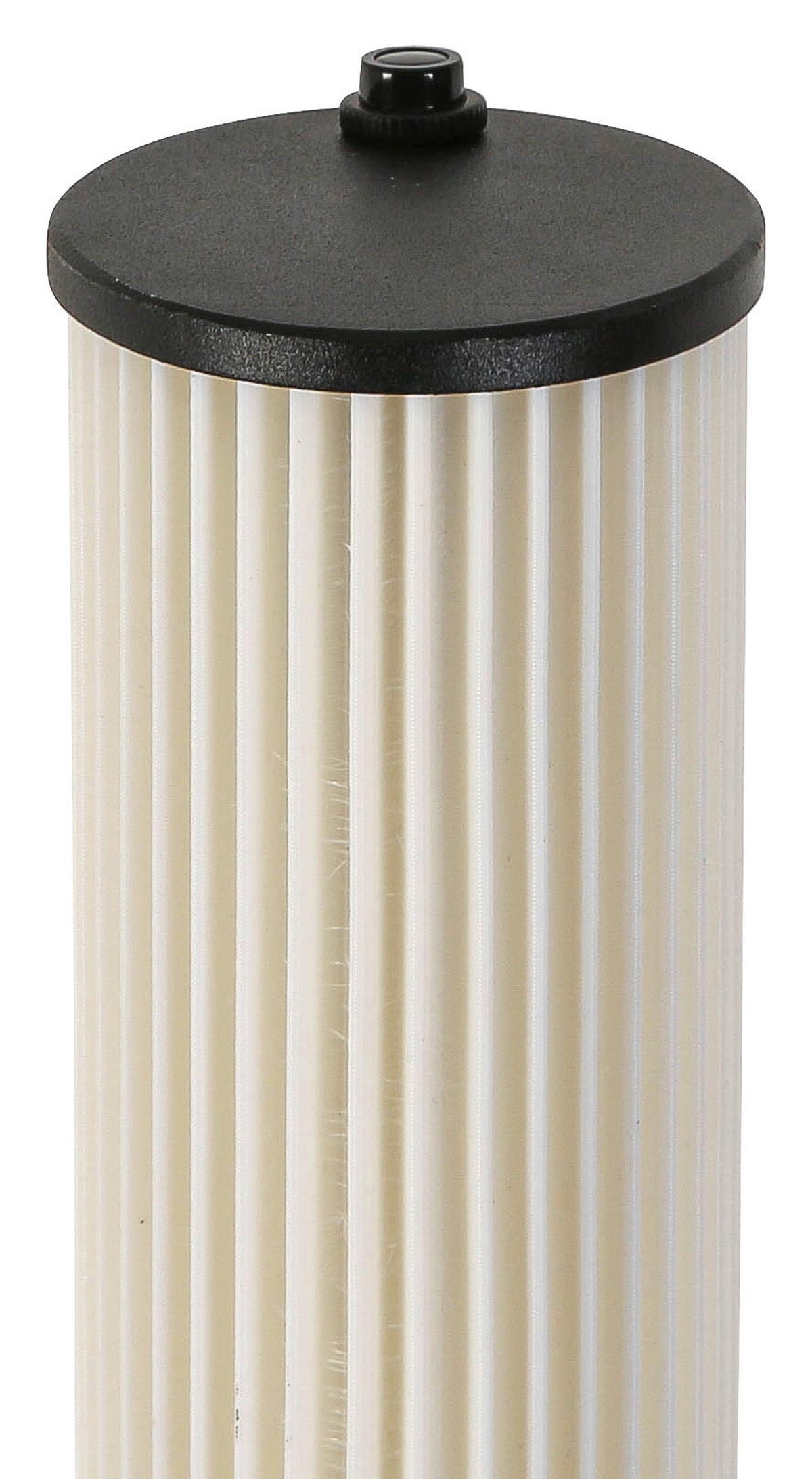 LED-Stehleuchte Laseri Schwarz/Weiß max. 24 Watt - Weiss/Schwarz, Konventionell, Kunststoff/Metall (26/19/148cm) - Mömax