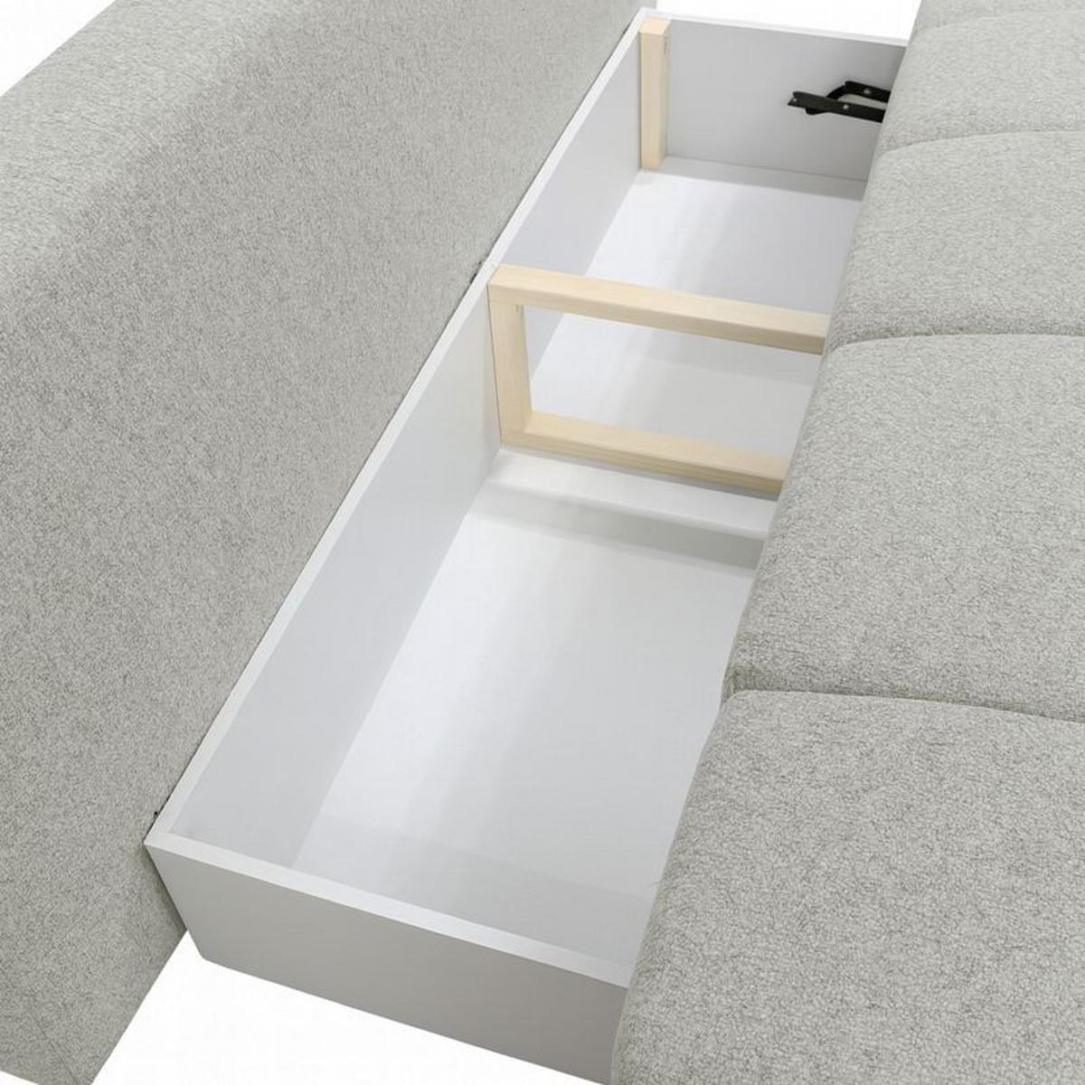 Trosjed Na Razvlačenje Wind - prljavo ružičasta/crna, Design (214/73-94/100cm) - Modern Living