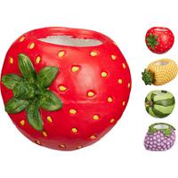 Kaspó Fruits - lila/sárga, Basics, kerámia