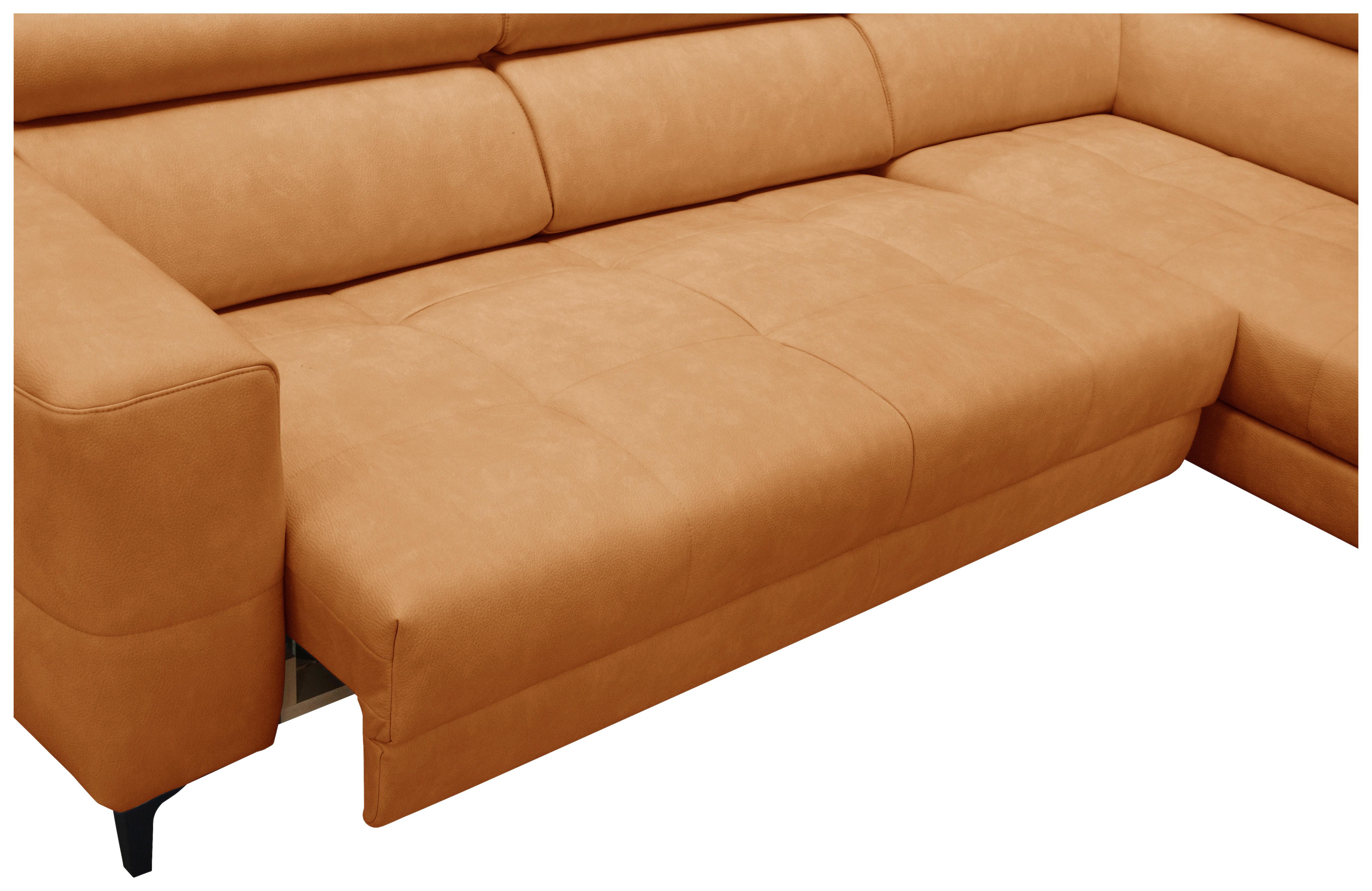 Sarokkanapé Emma - sárga, Modern, textil (301/210cm) - Premium Living