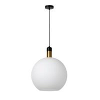 LAMPA WISZĄCA 34438/40/61 JULIUS - biały, Basics, szkło (40/40/130cm) - Lucide