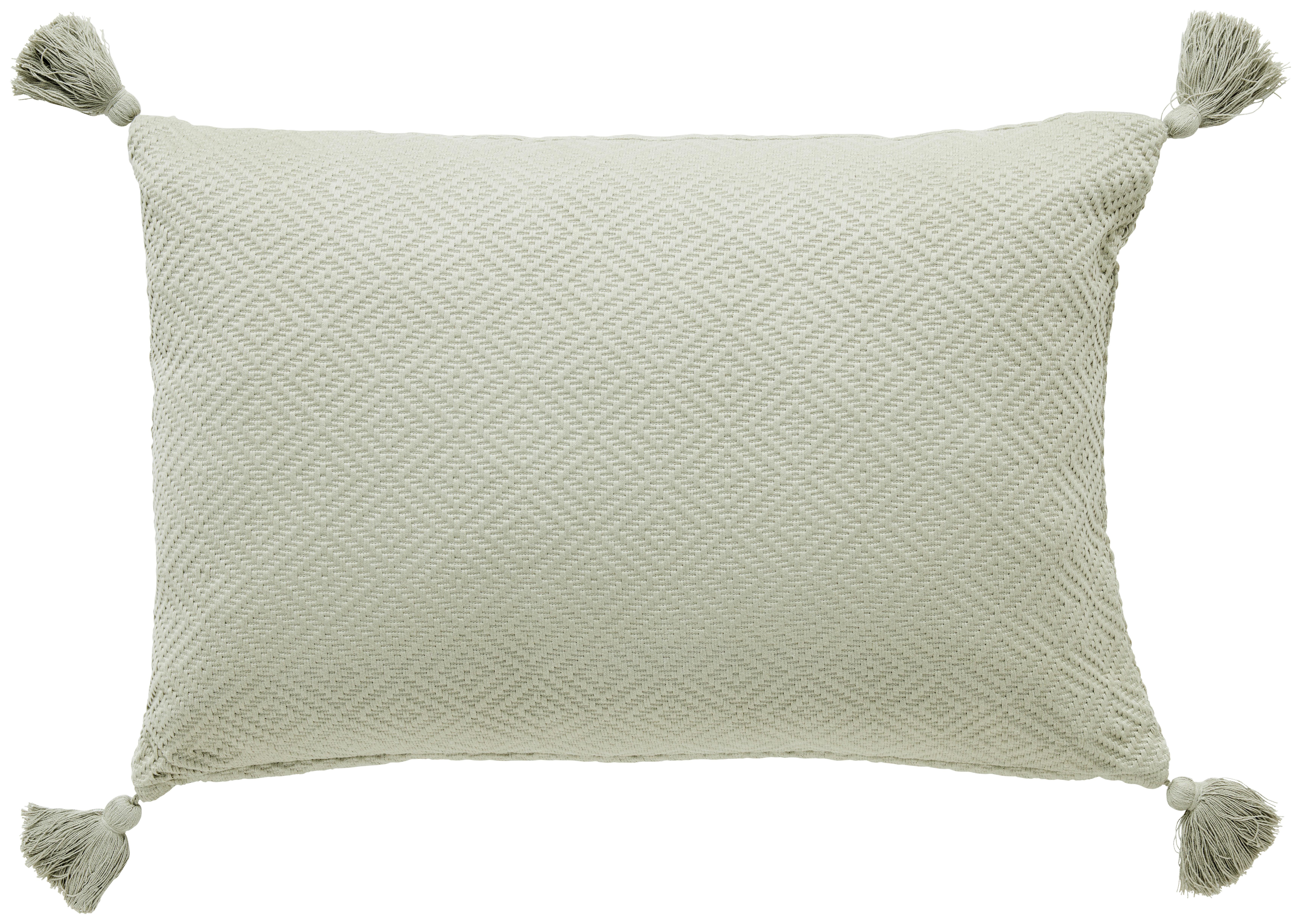 PRYDNADSKUDDE FRIEDA - Schilfgrün, Modern, textil (40/60cm) - Modern Living