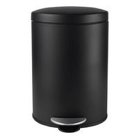 Treteimer James in Schwarz ca. 5 l - Schwarz, KONVENTIONELL, Kunststoff/Metall (20,5/29cm) - Modern Living