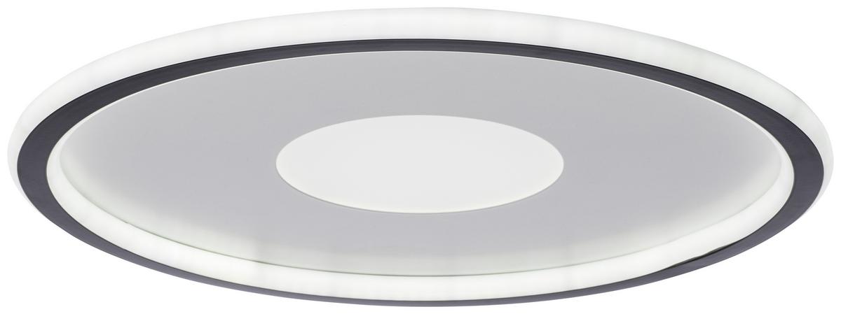 LED Mennyezeti Lámpa Hedy 40cm - fekete/fehér, Modern, műanyag/fém (40/5cm) - Premium Living