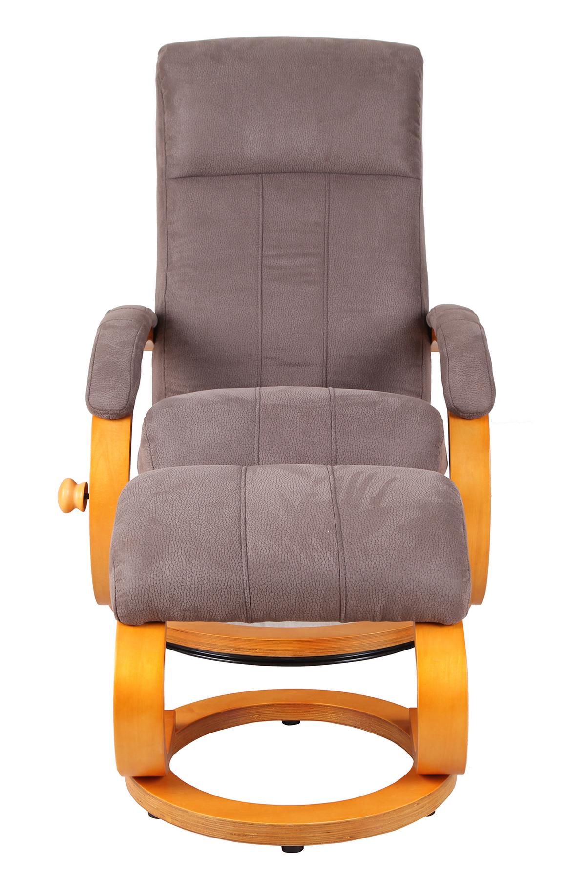 ZESTAW FOTELI BALTRUM - kolor naturalny/brązowy, Design, metal/drewno (67/103/80cm) - Cantus