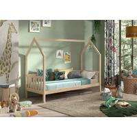 Hausbett Cabane Kieferfarben ca. 90x200 cm Echtholz - Naturfarben/Kieferfarben, Natur, Holz (90/200cm) - Vipack