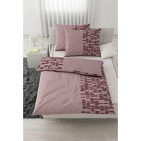 Lenjerie de pat Brush Strokes cca. 200x220/2x50x70 cm - roz, textil (200/220cm) - Modern Living