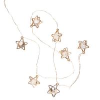 Fényfűzér Florin - aranyszínű, Konventionell, műanyag/fém (150cm) - Premium Living