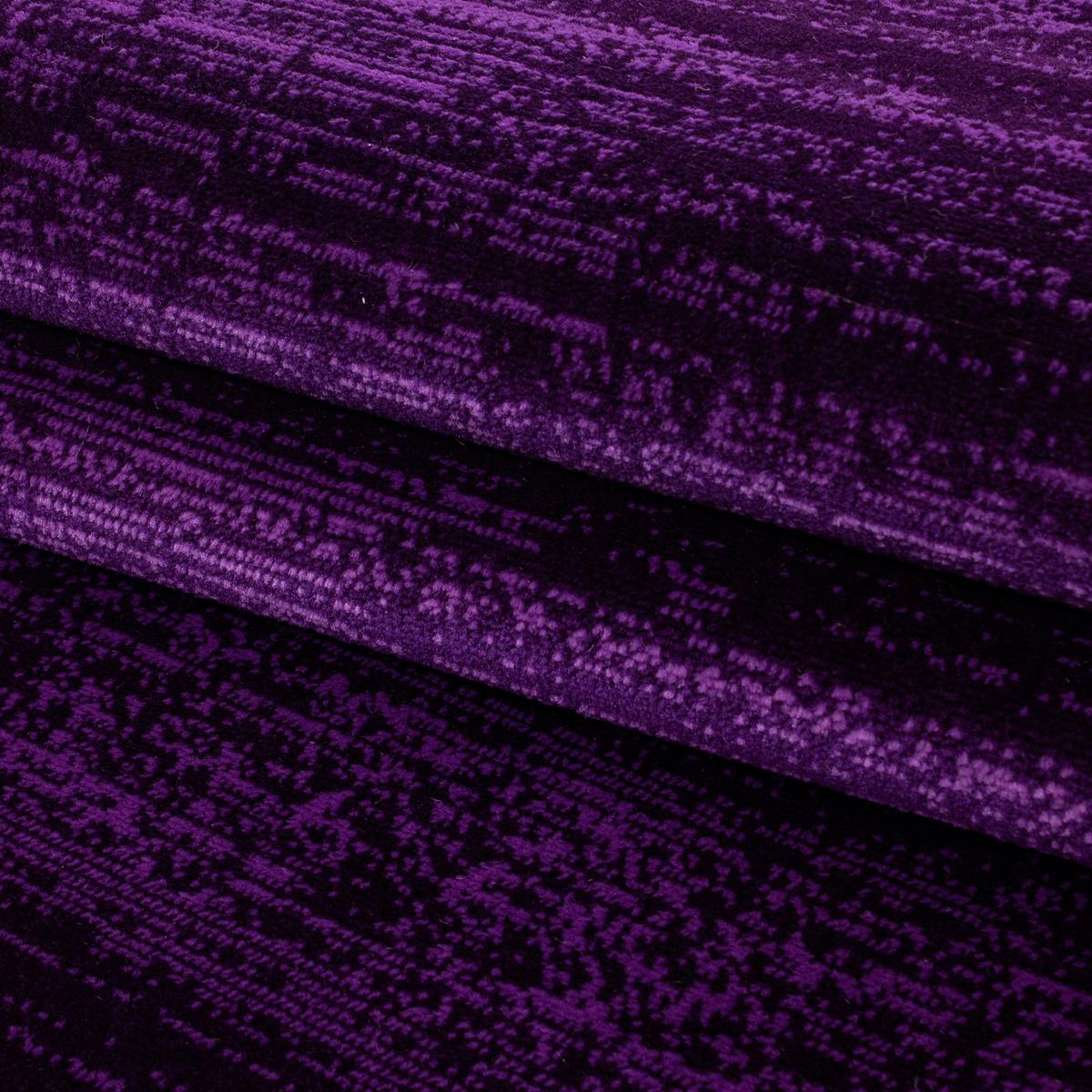 Webteppich Plus Lila ca. 80x300cm - Lila/Schwarz, Design, Textil (80/300cm) - Novel