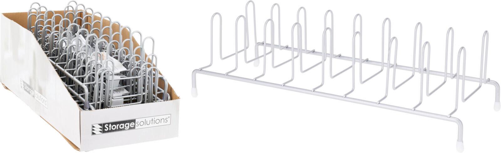 Tányértartó Kitchen - szürke, Konventionell, fém (33,5/13,5/9cm)