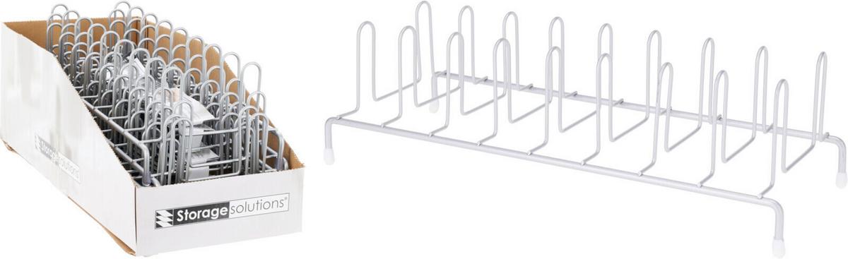 Tányértartó Kitchen - szürke, Konventionell, fém (33,5/13,5/9cm)