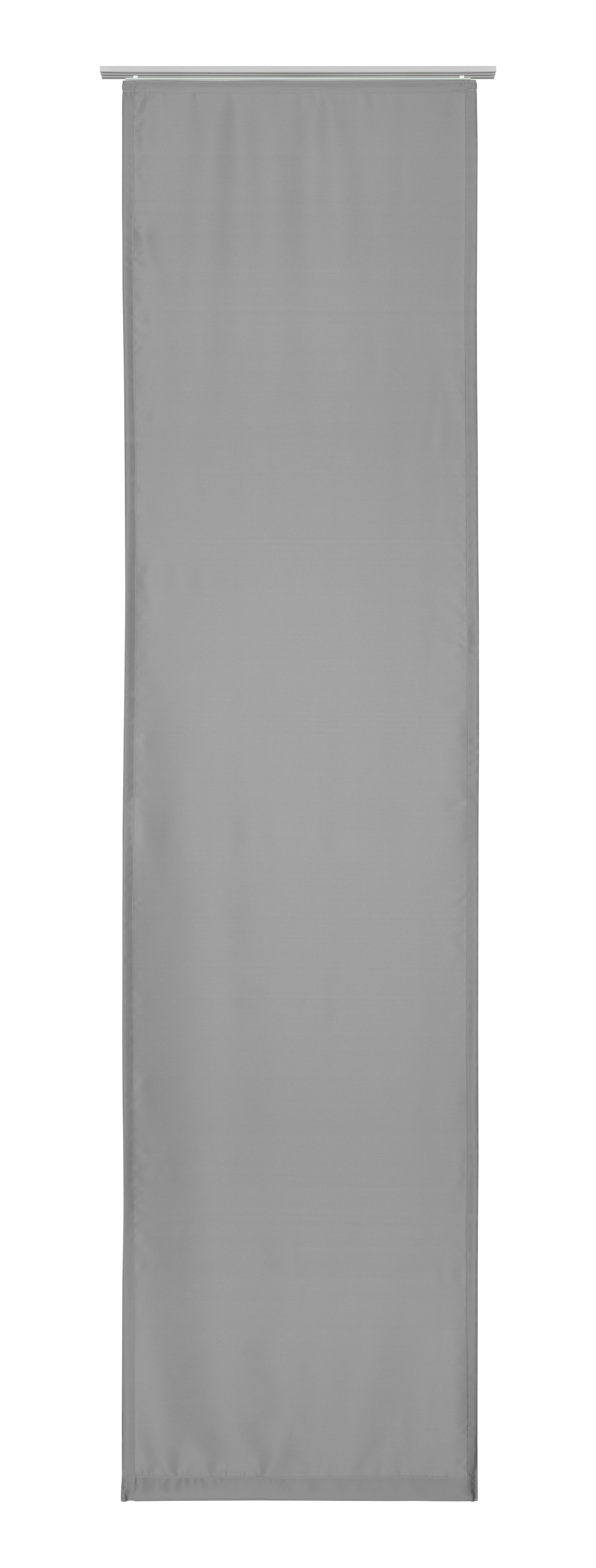 Flächenvorhang Vicky in Silberfarben ca. 60x245cm - Silberfarben, MODERN, Textil (60/245cm) - Modern Living