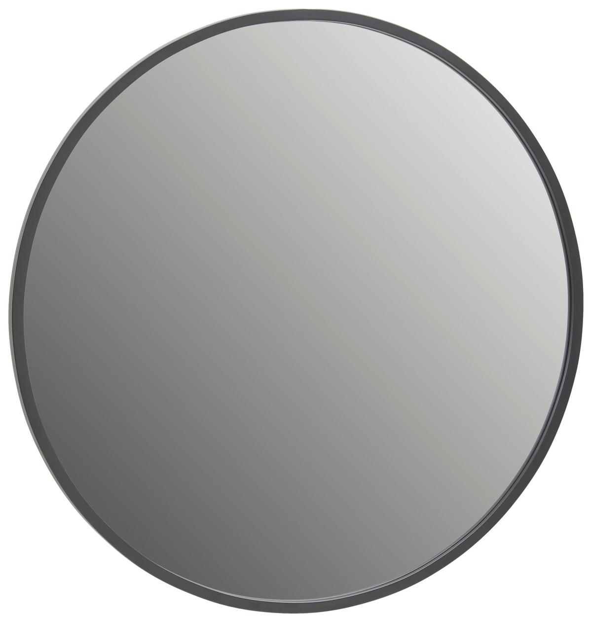LUSTRO ŚCIENNE CIRCLE - czarny, Design, materiał drewnopochodny/metal (100/100/1,5cm) - MID.YOU