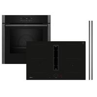 Backofenset 3MIOSH80VM Graphitfarben - Graphitfarben, MODERN, Glas/Metall (59,4/59,5/54,8cm) - Neff