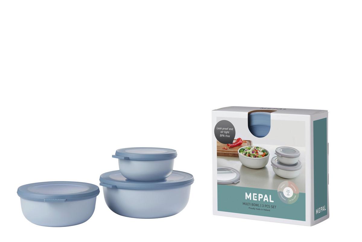 ZESTAW POJEMNIKÓW KUCHENNYCH 106230015700 - Konventionell (19/8/19,2cm) - Mepal