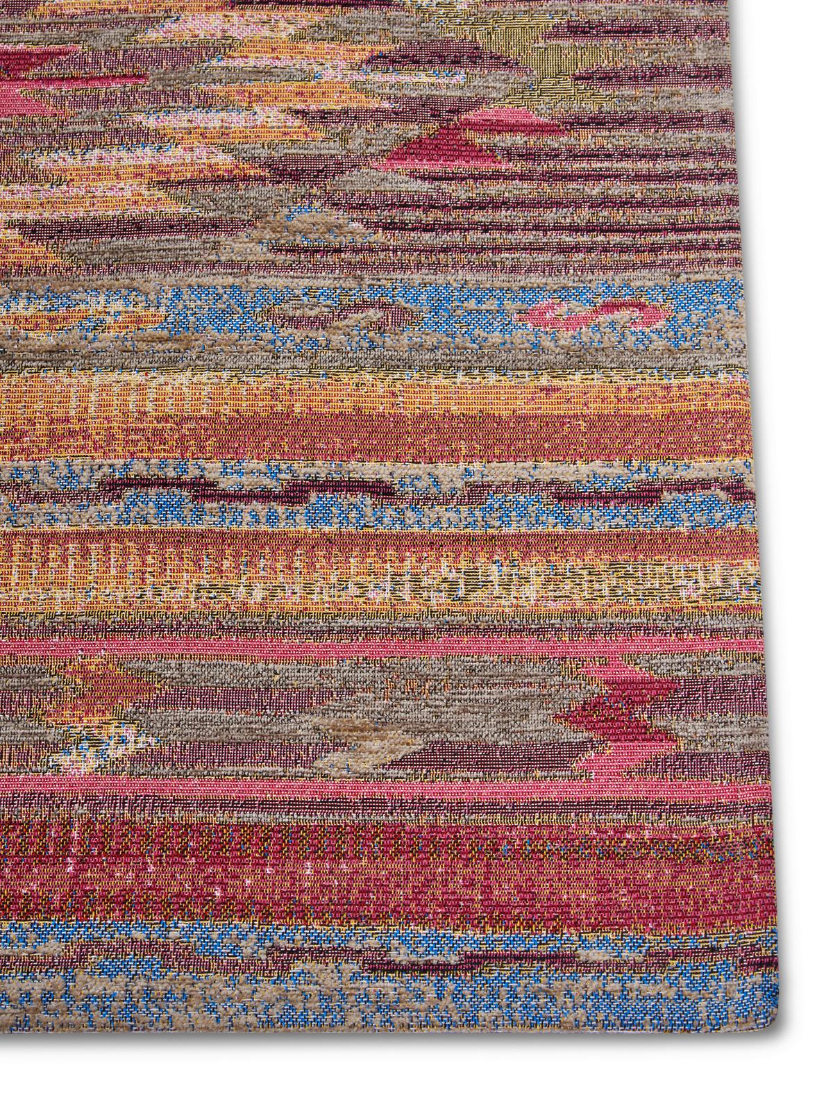 Flachwebeteppich Necla Multicolor ca. 120x180cm - Multicolor, Design, Kunststoff/Textil (120/180cm)