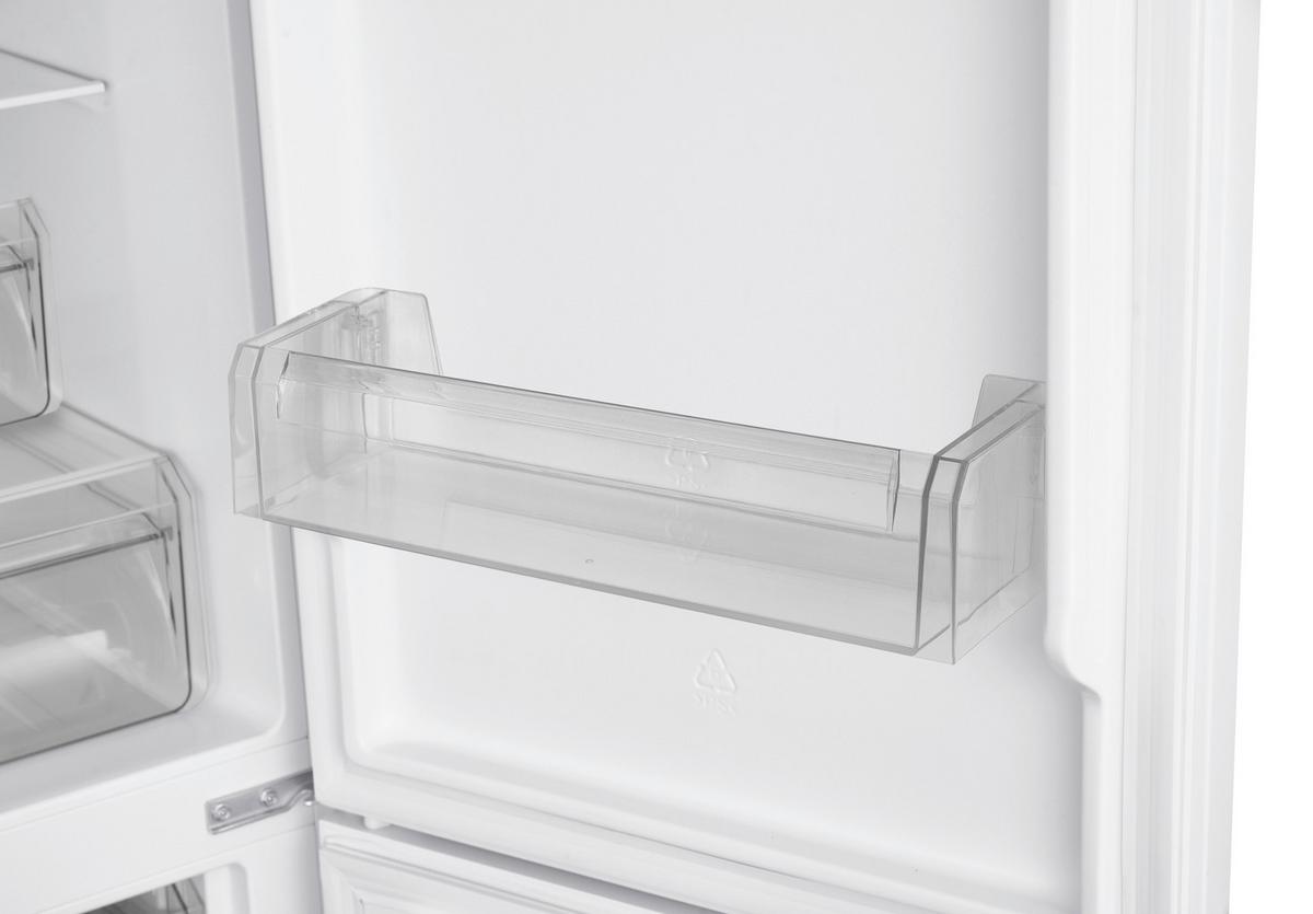 Kühl-Gefrier-Kombination GKE178-16 Weiß - Weiß, Trend, Glas/Kunststoff (54/178/54cm) - Respekta