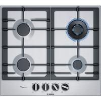 Gaskochfeld PCH6A5C90D Edelstahl - Edelstahlfarben, KONVENTIONELL, Metall (58,2/4,5/52cm) - Bosch