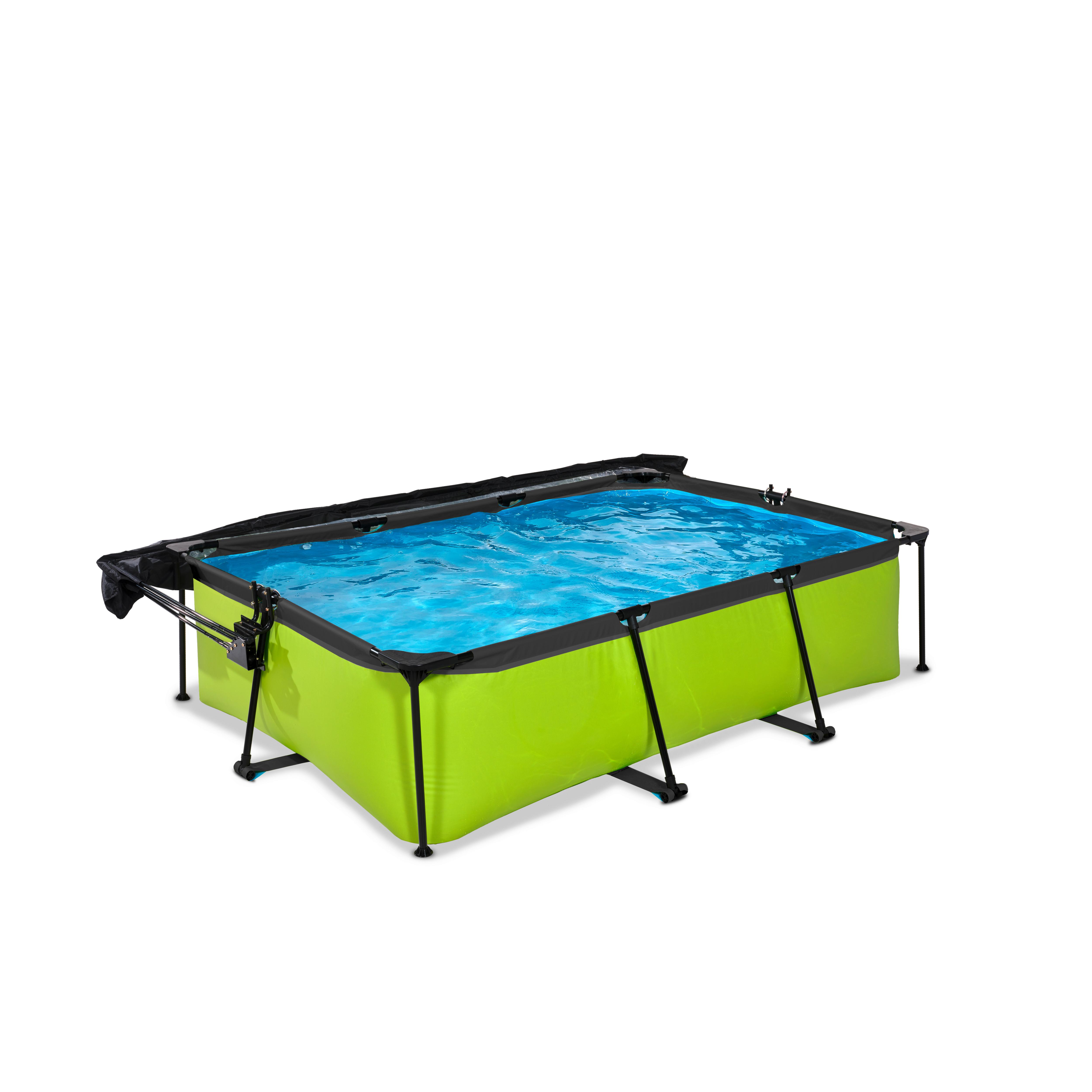 Bazen Exit Lime Pool, 220x150cm - zelena, Konvencionalno, umetna masa (220/150/65cm) - EXIT Toys