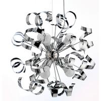 Hängeleuchte Zoe Chromfarben max. 6 Watt - Chromfarben, Design, Metall (50/150cm)