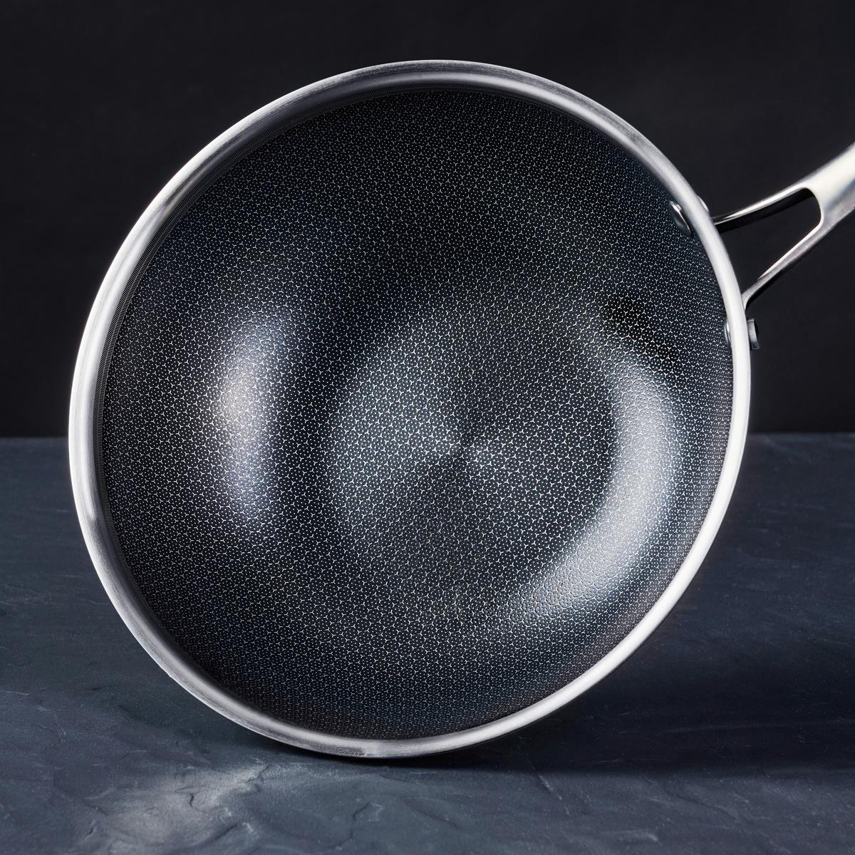 Wokpfanne Silver Line Edelstahlfarben - Edelstahlfarben, MODERN, Metall (24/8cm) - Gourmesto